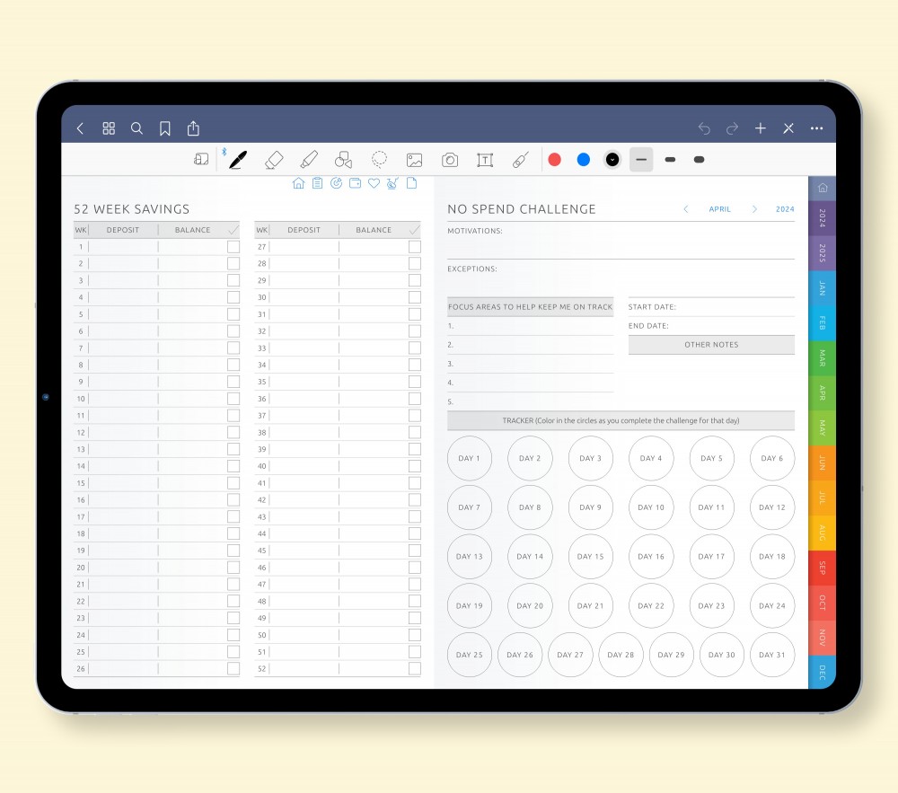 Financial Foresight: Comprehensive Budgeting & Saving Tools Template for Digital Planner Financial Foresight: Comprehensive Budgeting & Saving Tools for Digital Planner