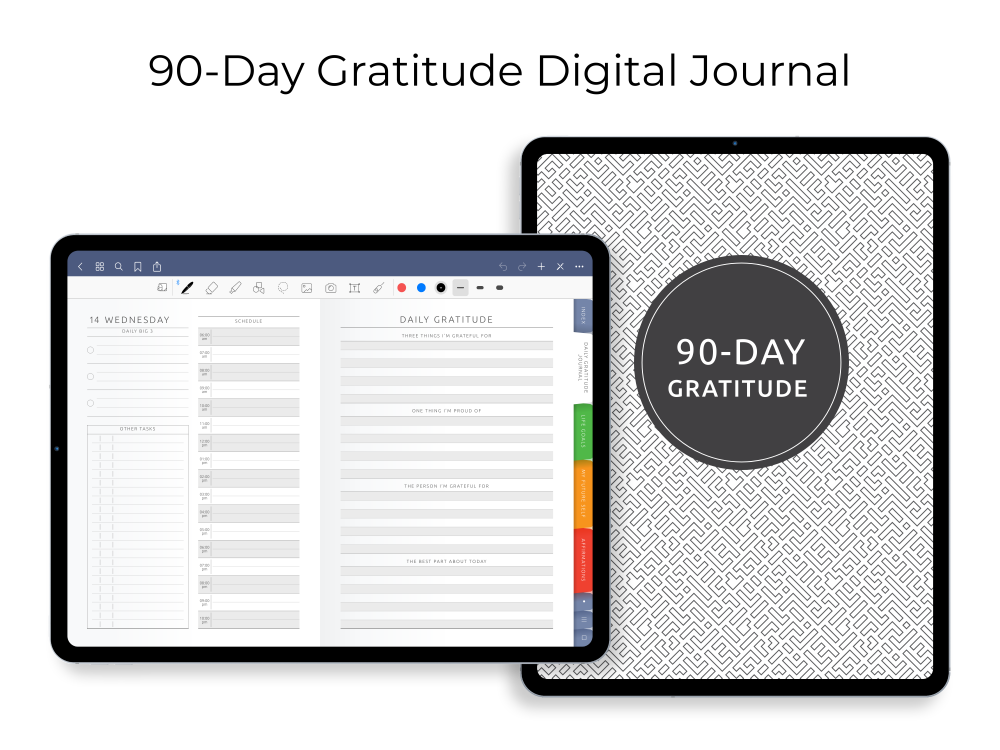 Digital 90-Day Gratitude Journal Digital 90-Day Gratitude Journal
