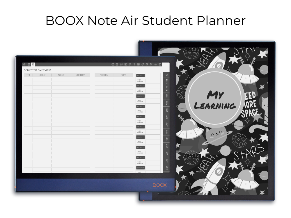 ONYX BOOX - Student Planner ONYX BOOX - Student Planner