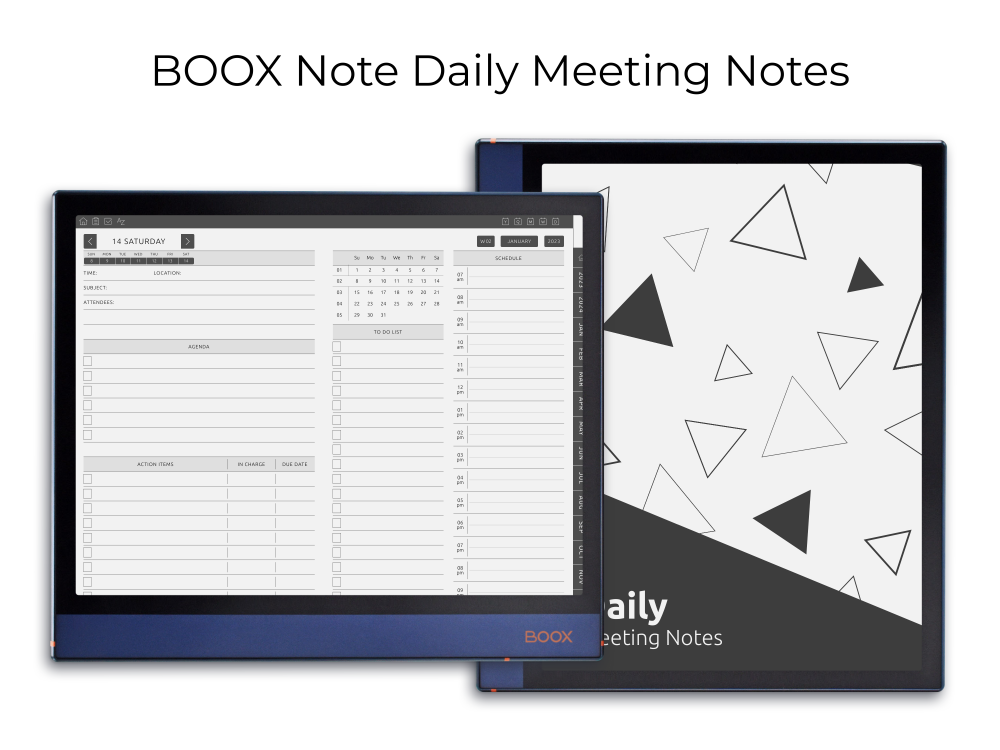 ONYX BOOX - Business Meeting Notes ONYX BOOX - Business Meeting Notes