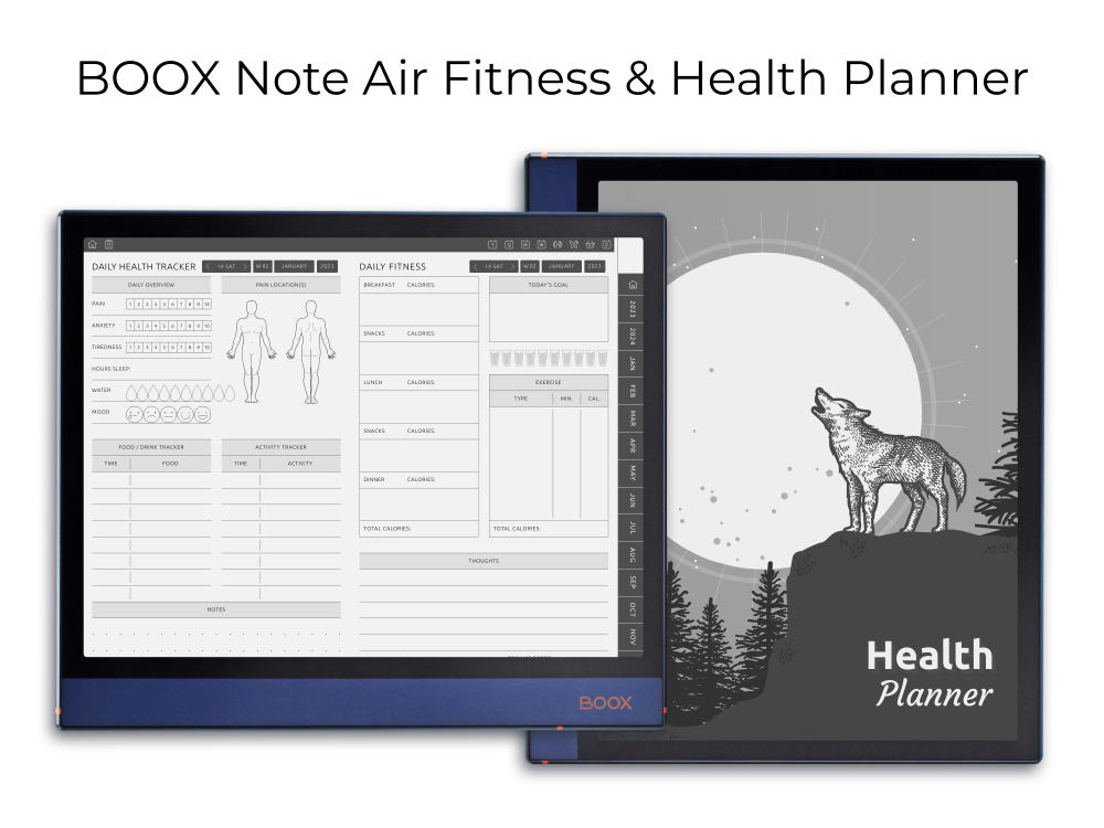 ONYX BOOX - Health & Fitness Planner ONYX BOOX - Health & Fitness Planner