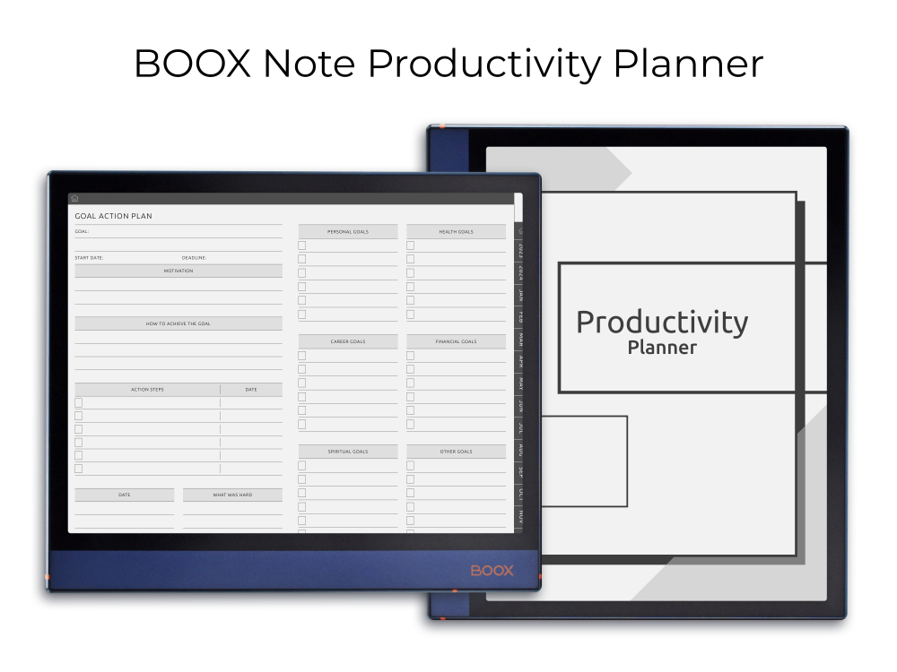 BOOX Note Productivity Planner BOOX Note Productivity Planner