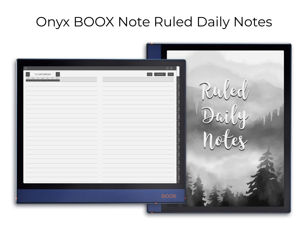 ONYX BOOX - Ruled Daily Notes ONYX BOOX - Ruled Daily Notes