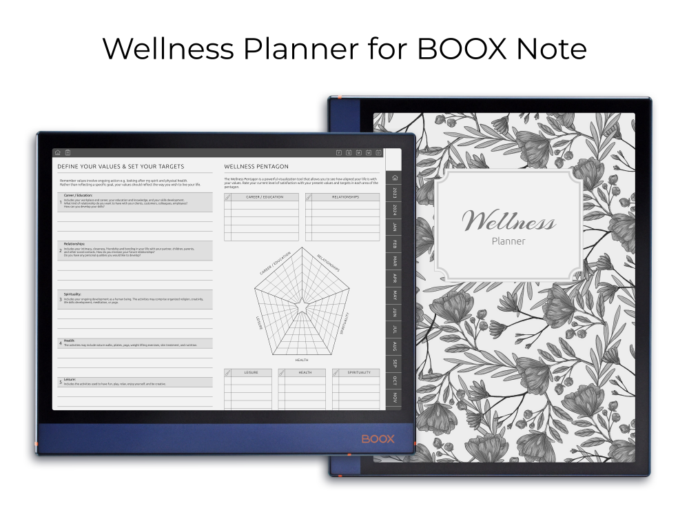 ONYX BOOX - Wellness Planner ONYX BOOX - Wellness Planner