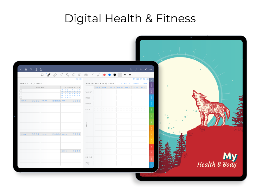 Digital Health & Fitness Planner Digital Health & Fitness Planner
