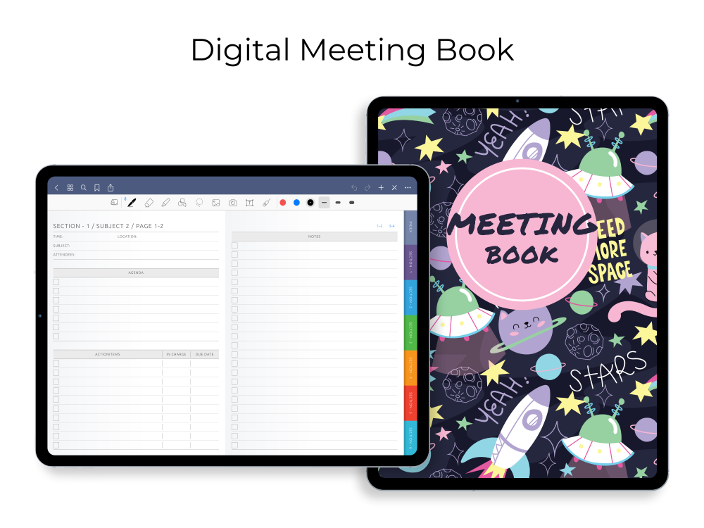Digital Meeting Book with Sections Digital Meeting Book with Sections