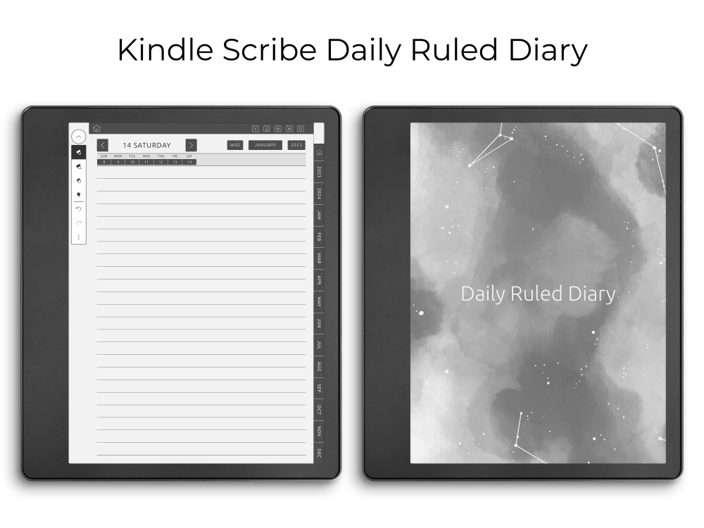Kindle Scribe Ruled Daily Notes Kindle Scribe Ruled Daily Notes