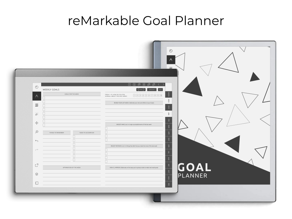 reMarkable Goal Planner reMarkable Goal Planner