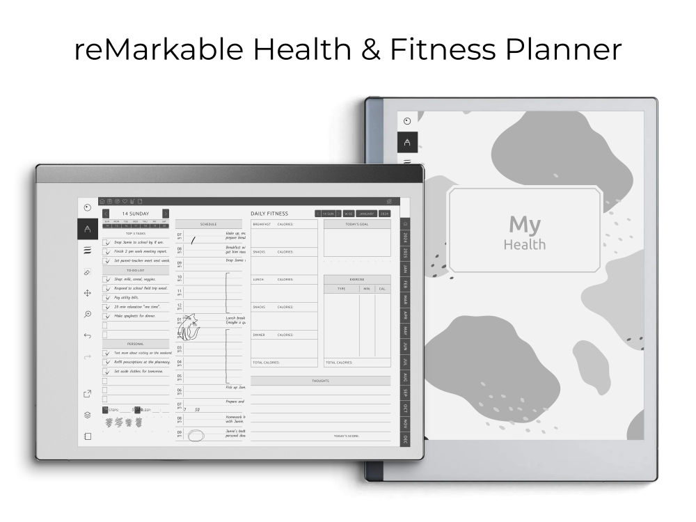 reMarkable Health & Fitness Planner reMarkable Health & Fitness Planner