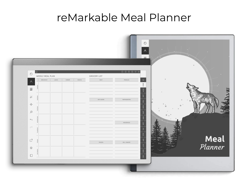 reMarkable Meal Planner reMarkable Meal Planner