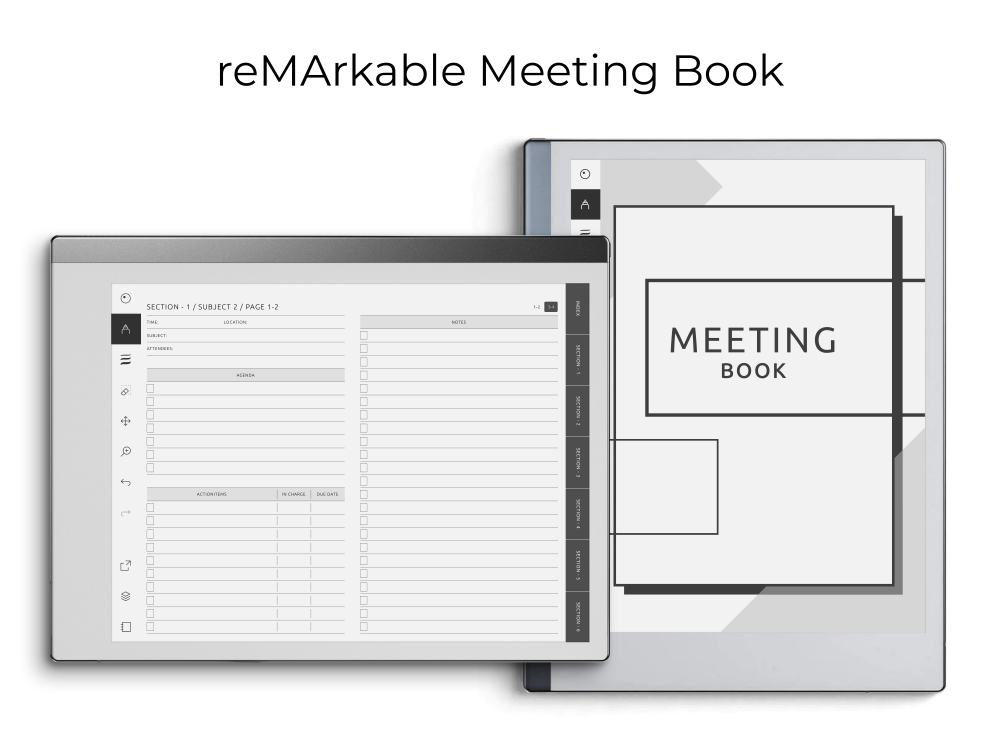 reMarkable Meeting Notebook reMarkable Meeting Notebook