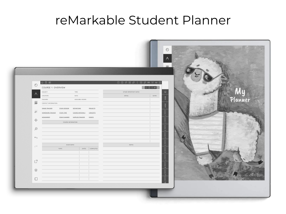 reMarkable Student Planner reMarkable Student Planner