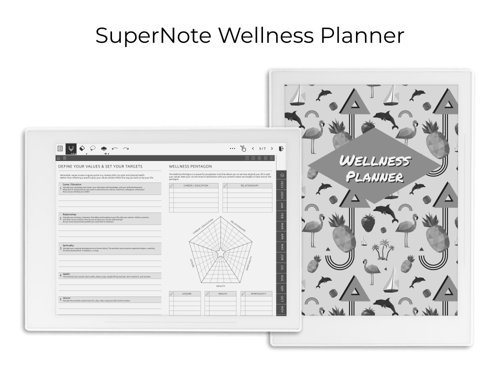 Supernote Wellness Planner Supernote Wellness Planner