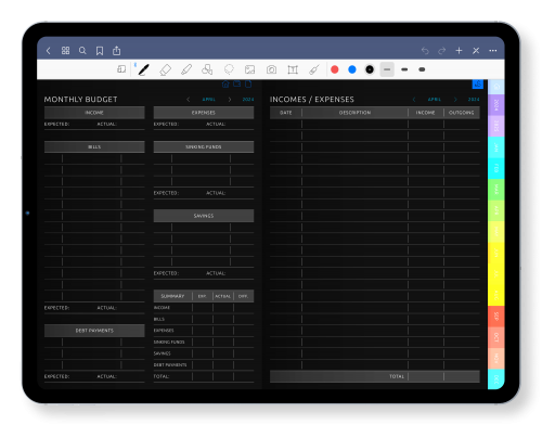 Digital Budget Planner