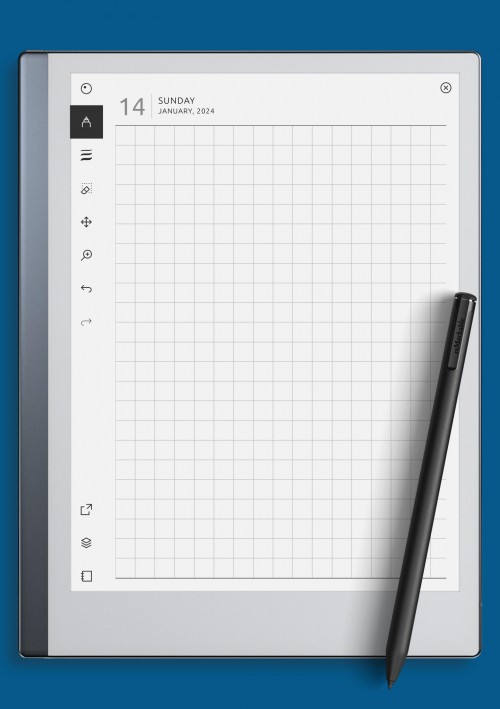 reMarkable Daily Square Template
