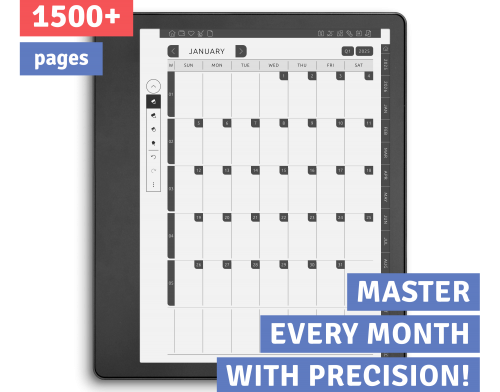 Kindle Scribe Monthly Planner